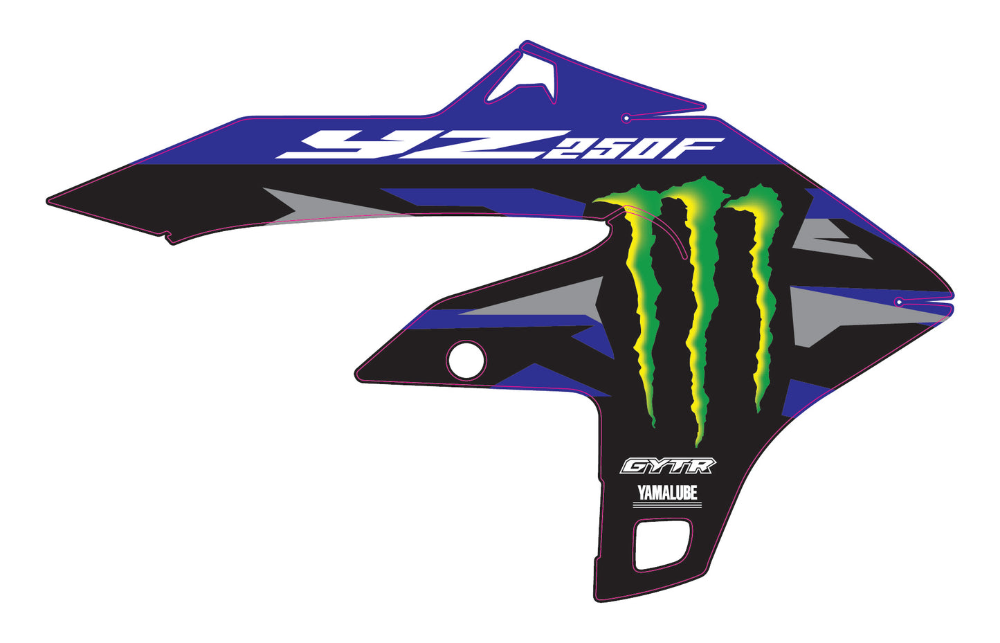 Grafiche convogliatori YZF 250 24-xx / 450 23-xx Replica '25 Monster Edition