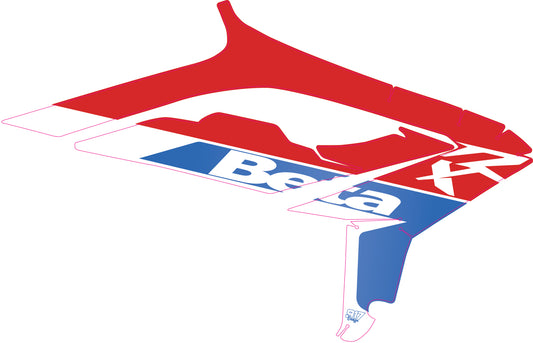 RX 250 25-xx / 450 24-xx Replica RX '26 radiator shrouds graphics