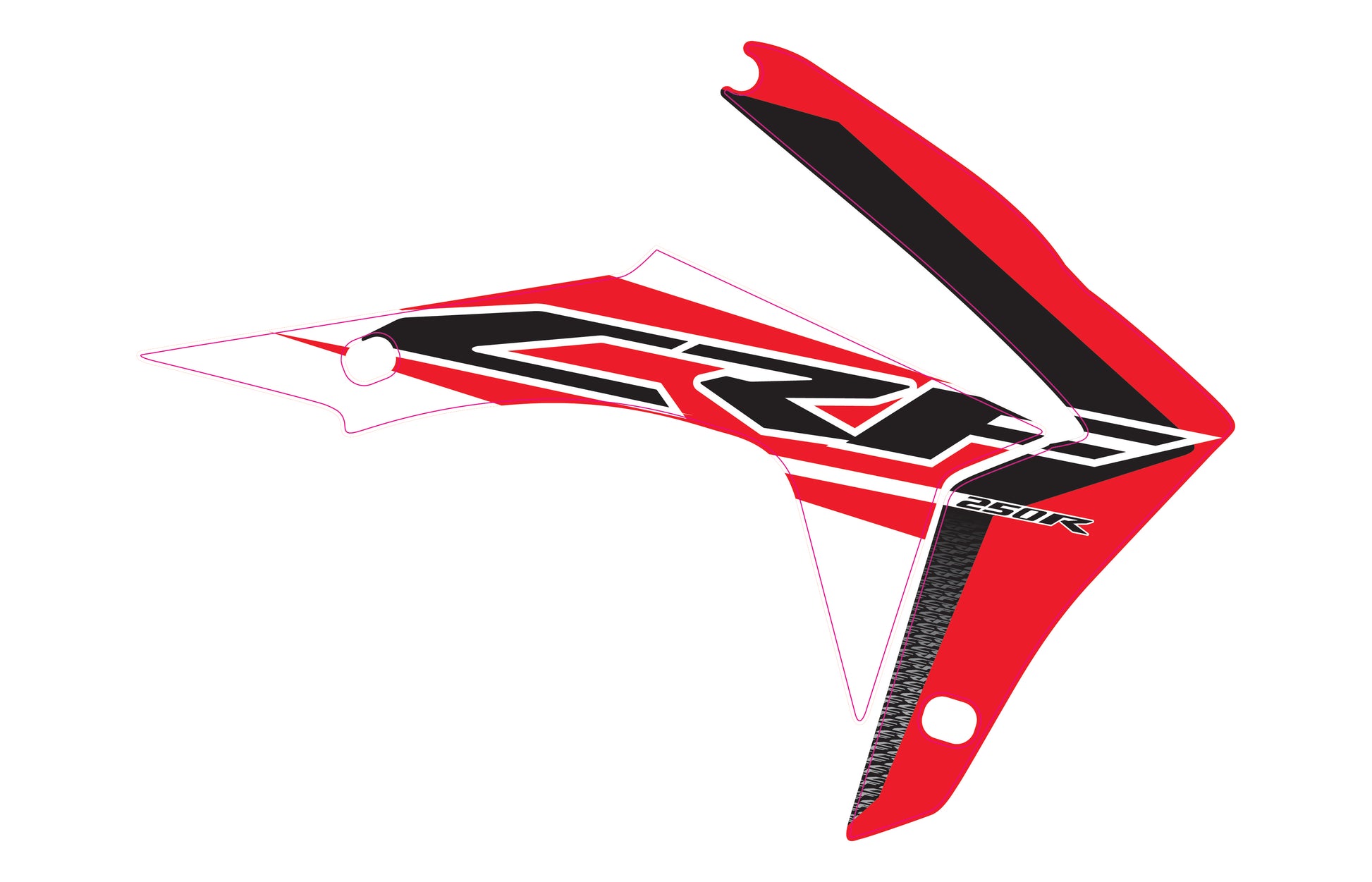 Grafiche CRF 250 2016-2017 originale rosso e bianco