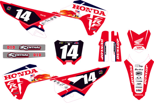 Grafiche Honda Firebird Red