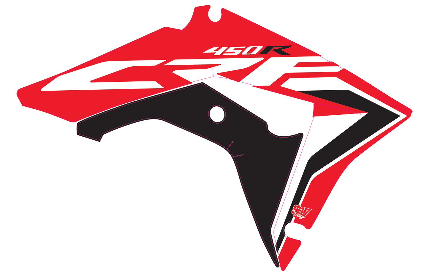 CRF 450 2020 Grafica rosso honda originale