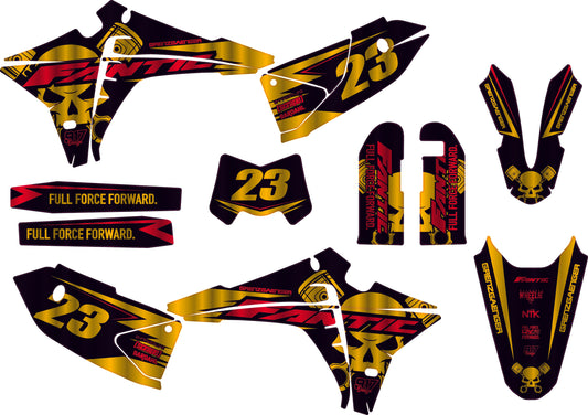 Grafiche Fantic Grenz Chrome Yellow