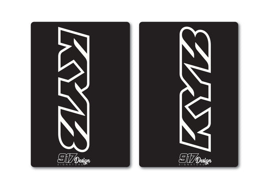 Adesivi forcella KYB neri