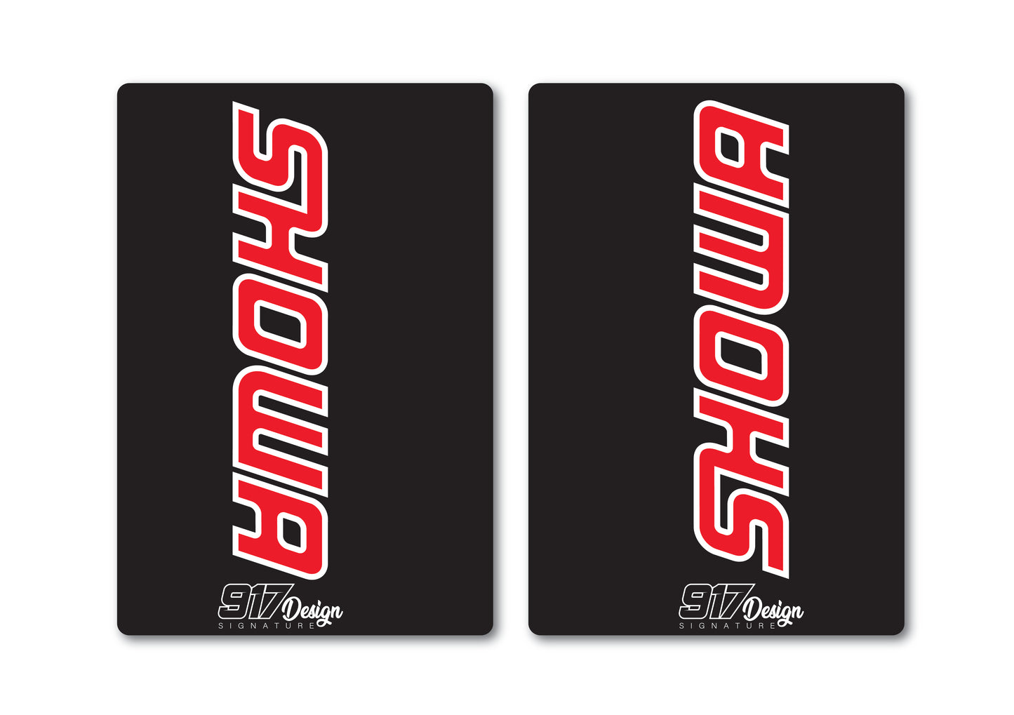 Adesivi forcella Showa neri