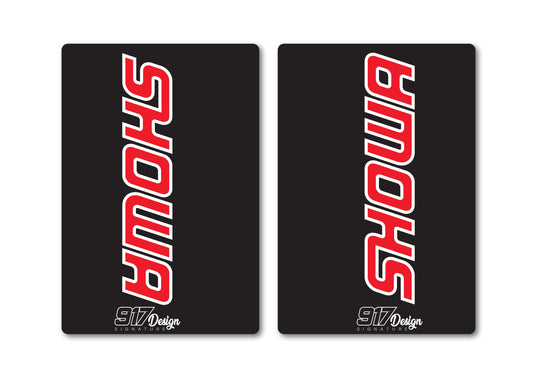 Adesivi forcella Showa neri