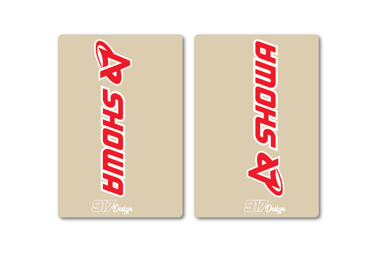 Adesivi forcella Showa 2025