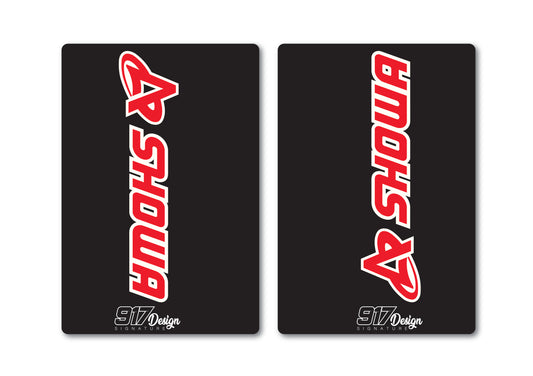 Adesivi forcella Showa 2025 neri