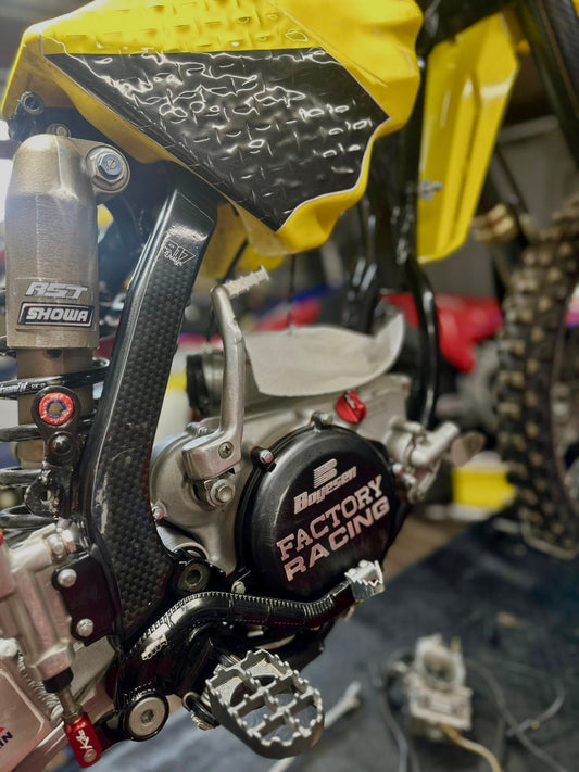 Suzuki RM 125/250 01-12 frame protection stickers