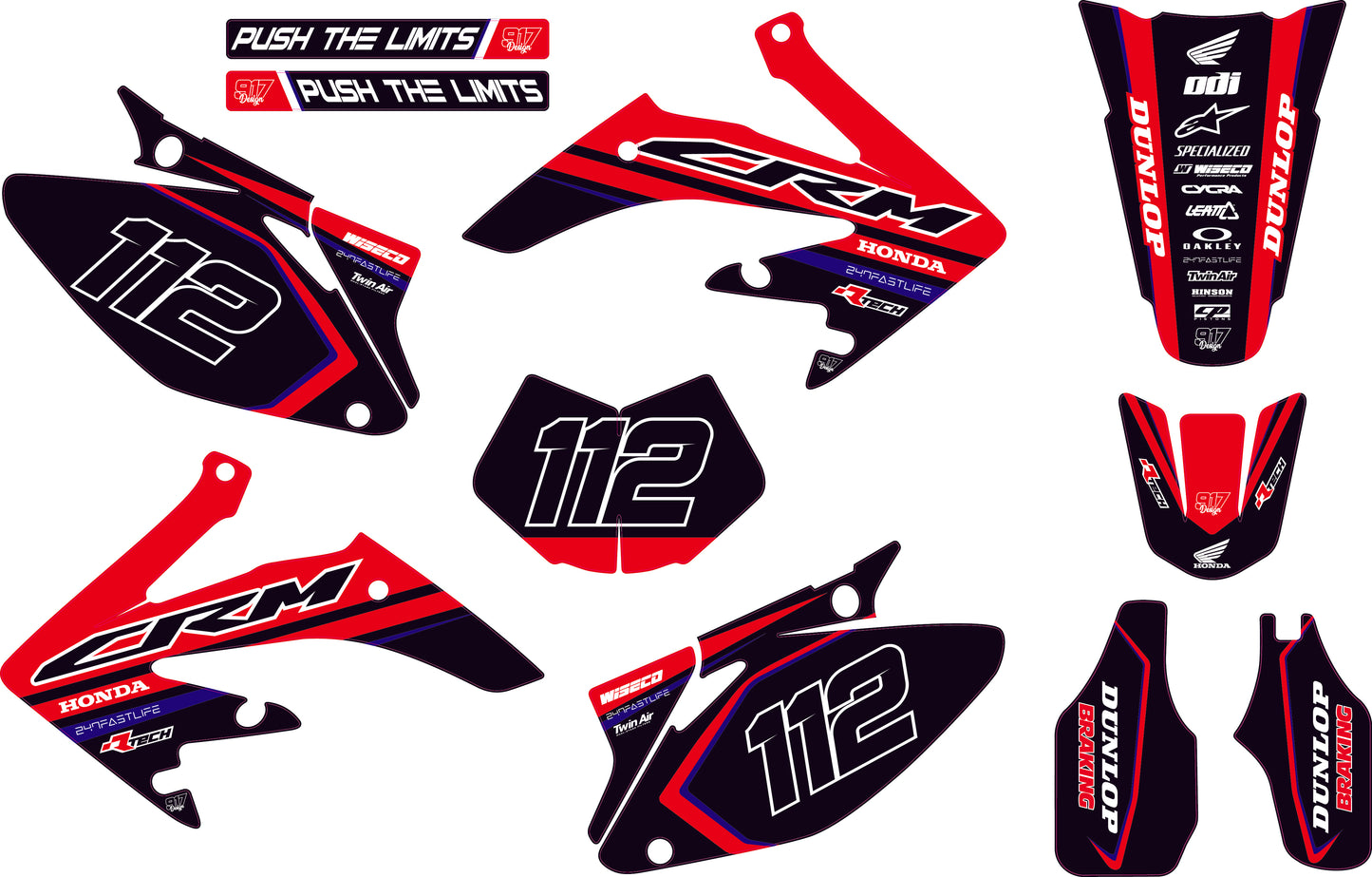 Grafiche HM/Vent Fast Line Black