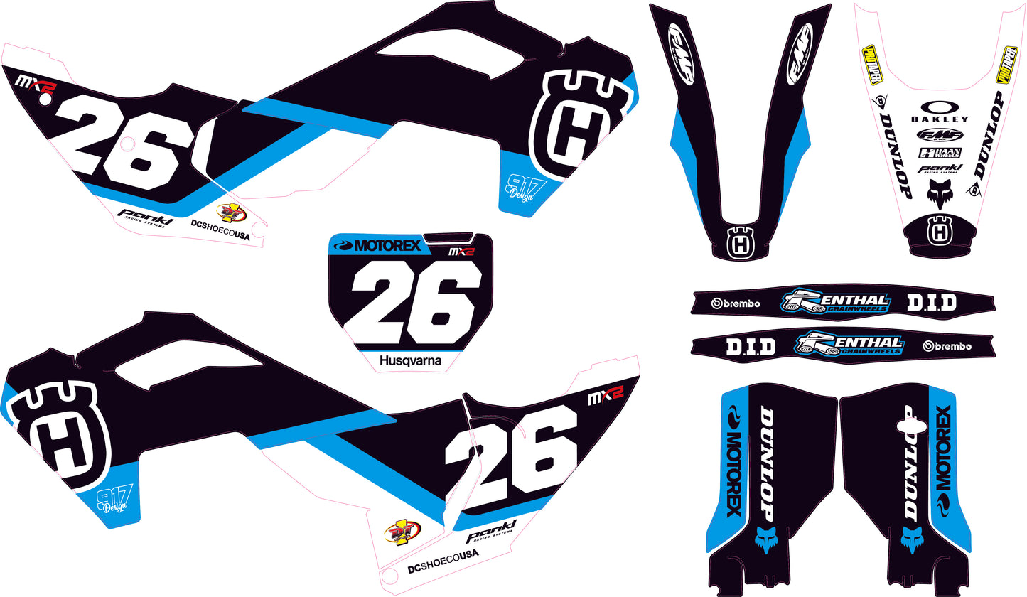 Grafiche Husqvarna Icon Blue Sky