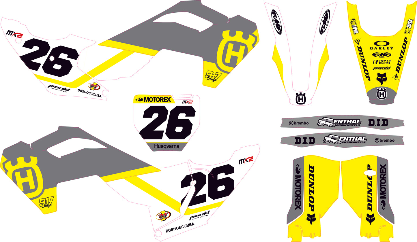 Grafiche Husqvarna Icon Grey