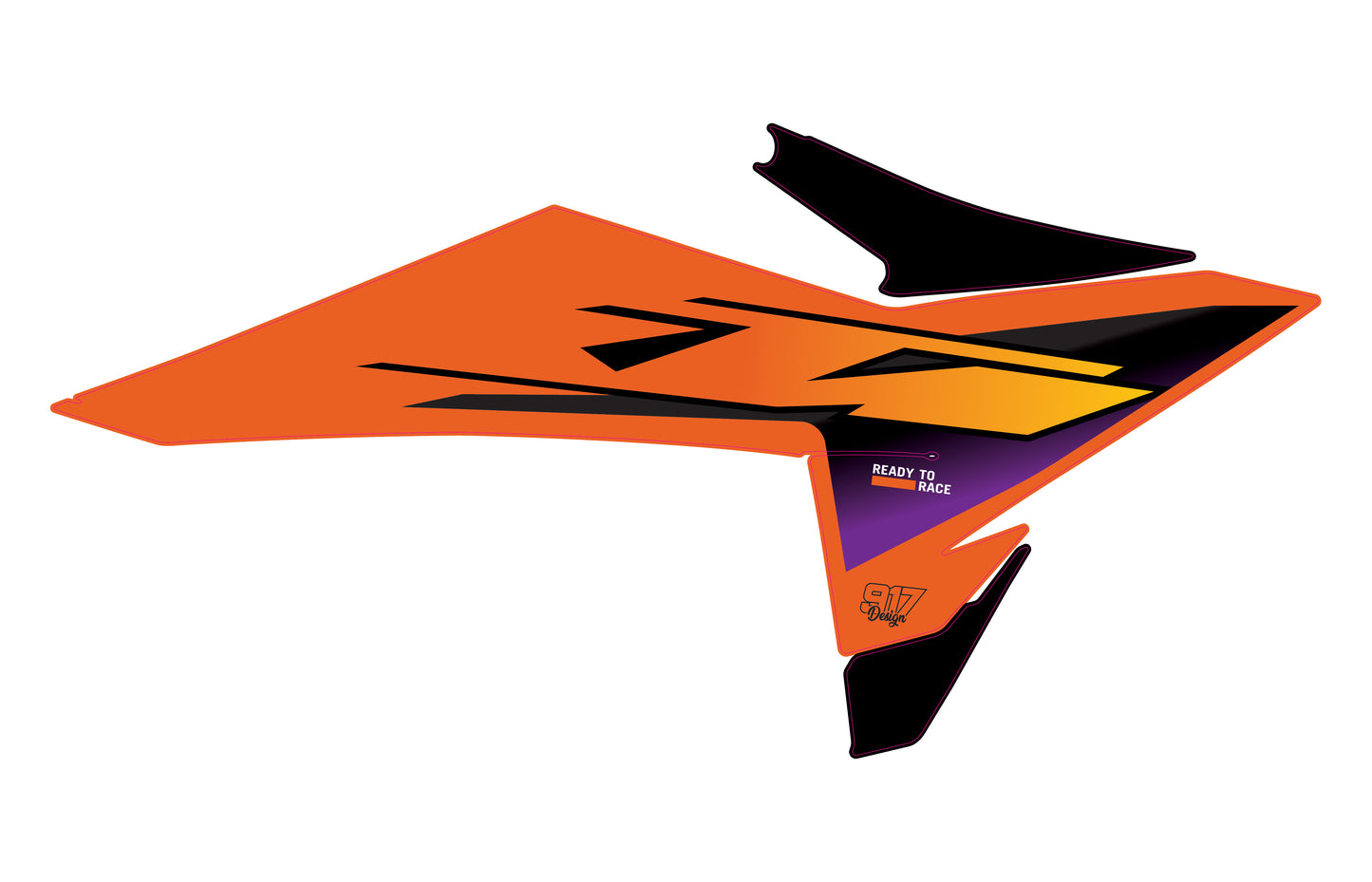 Kit grafiche convogliatori Ktm SX sxf excf sxf 2026 125 450 250 350 