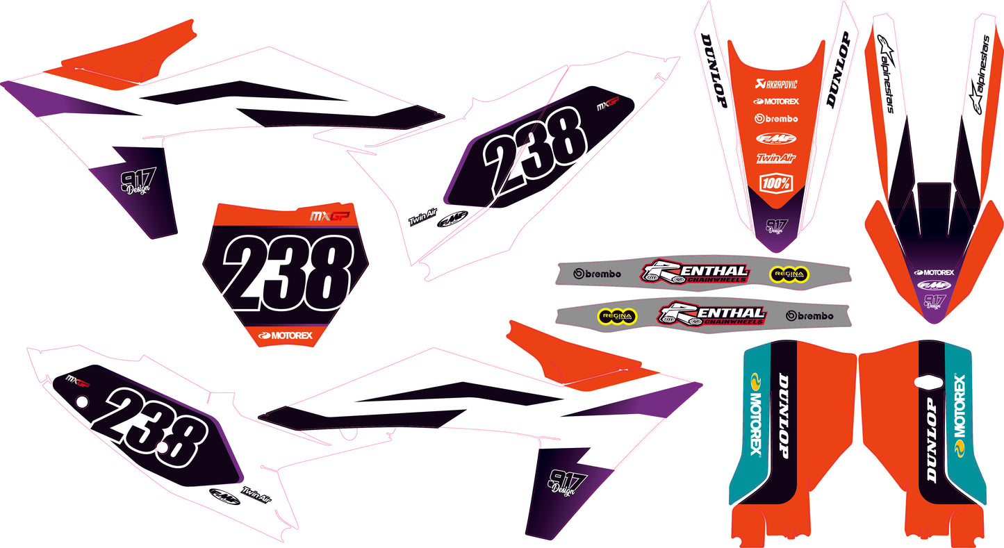 Grafiche KTM Factory OEM