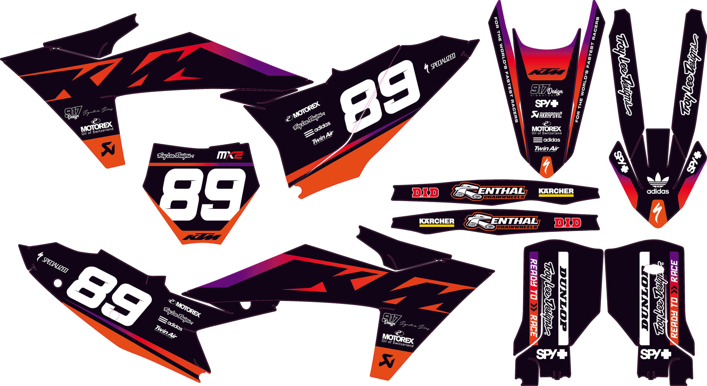 Grafiche KTM Pure Racer Black