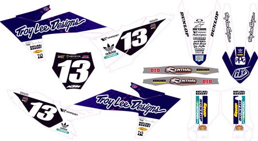 Grafiche KTM TLD Edition White
