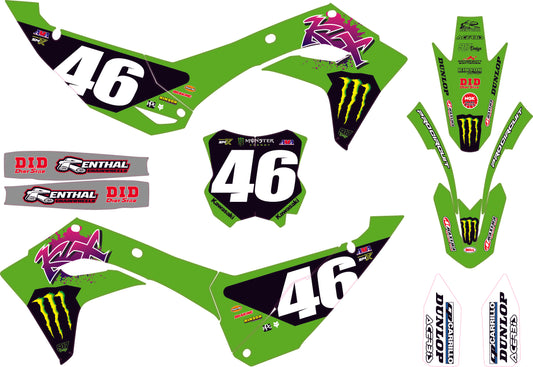 Grafiche Kawasaki Replica Team PC Anniversary