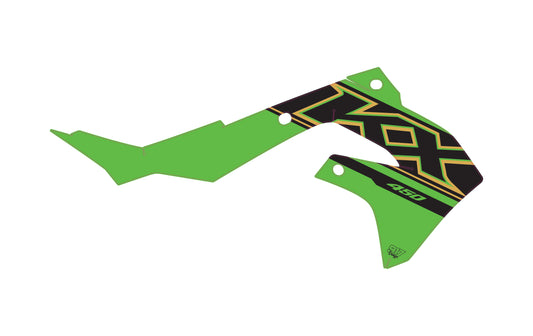 KXF 450 2021 adesivi originali verdi racing 
