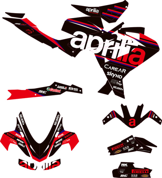 rs457 replica Motogp red blu white