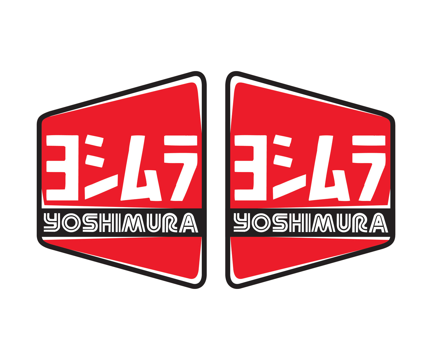 Adesivi silenziatore Yoshimura neri