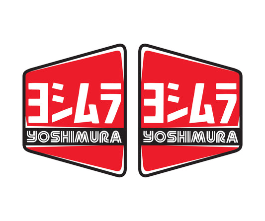 Adesivi silenziatore Yoshimura neri