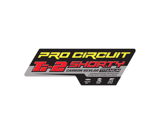 Adesivo silenziatore Pro Circuit Ti-2 Shorty