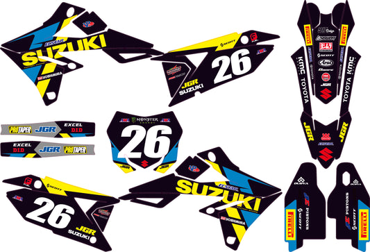 Grafiche Suzuki Replica Team JGR Black