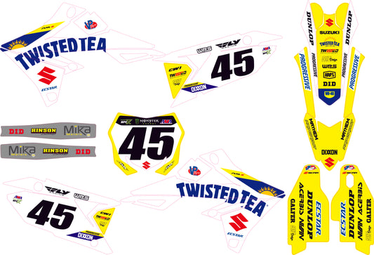 Grafiche Suzuki Replica Twisted Tea '25
