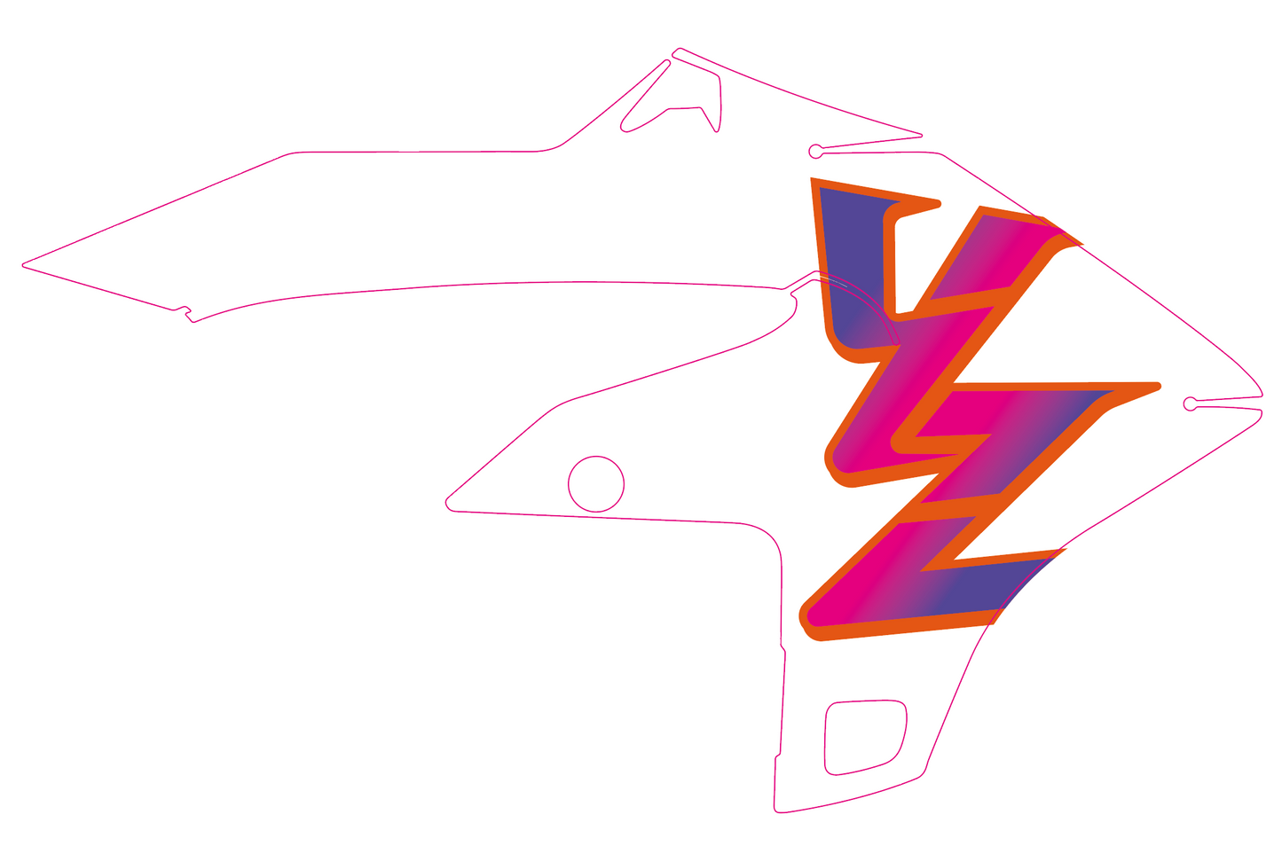 Grafiche convogliatori YZF 250 24-xx / 450 23-xx Replica '24 Anniversary