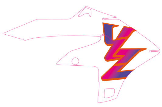 Grafiche convogliatori YZF 250 24-xx / 450 23-xx Replica '24 Anniversary