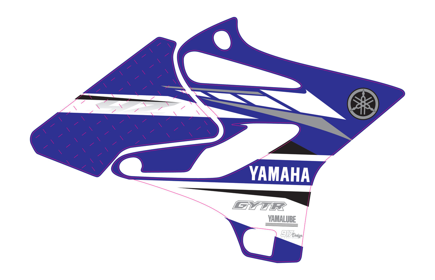 YZ 125/250 15-21 Replica '17 radiator shrouds graphics