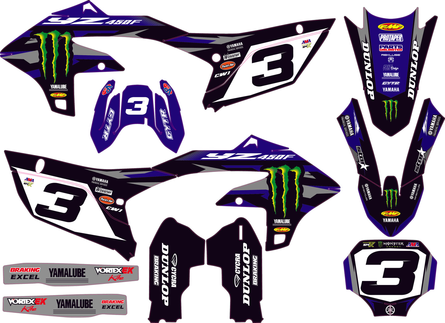 Grafiche Yamaha Replica Star Racing '25