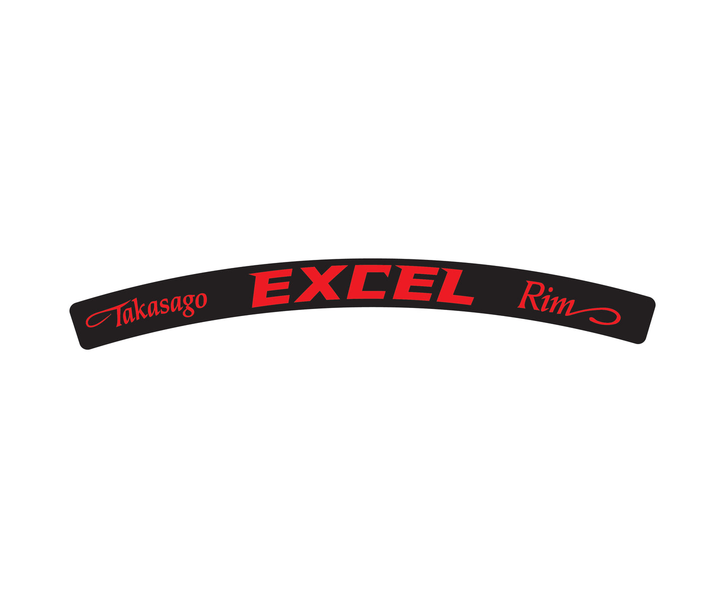 adesivi per cerchi ruote excel rim 21-19-18-17 nero rosso