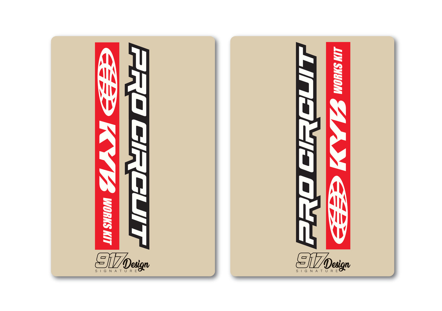 Adesivi forcella KYB Pro Circuit