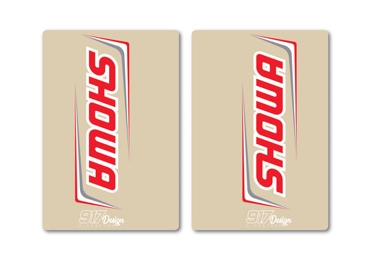 Adesivi forcella Showa Factory