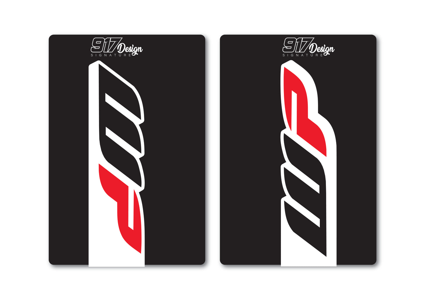 Adesivi forcella WP neri