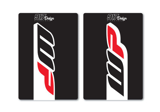 Adesivi forcella WP neri